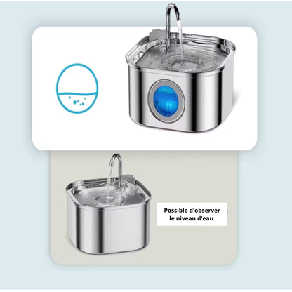 Fontaine ZenFlow™ Inox pour Chat